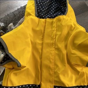 Dog Raincoat size large. Gently used due to my puppy outgrown the coat.